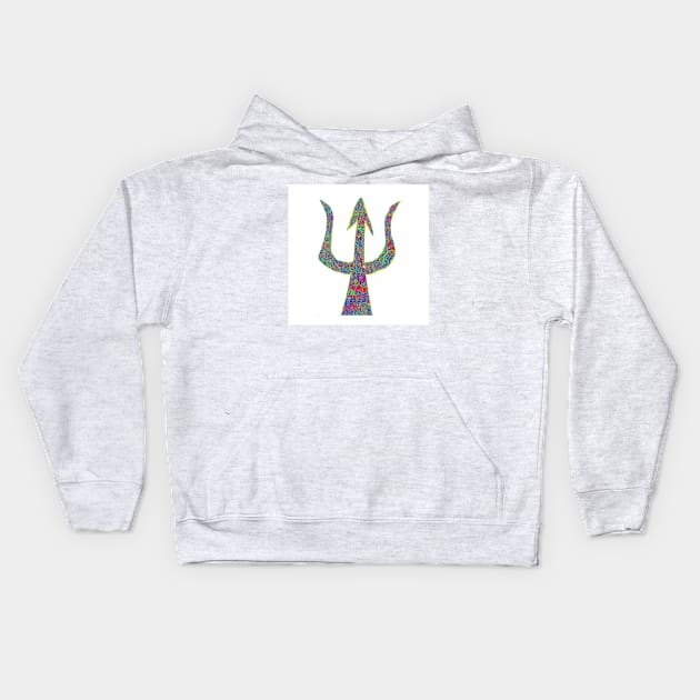 trishula Kids Hoodie by indusdreaming